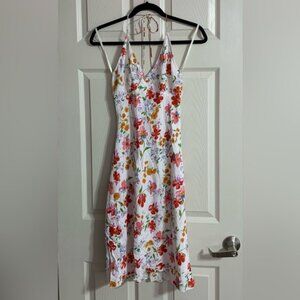 VTG Y2K Charlotte Russe floral print halter dress - small